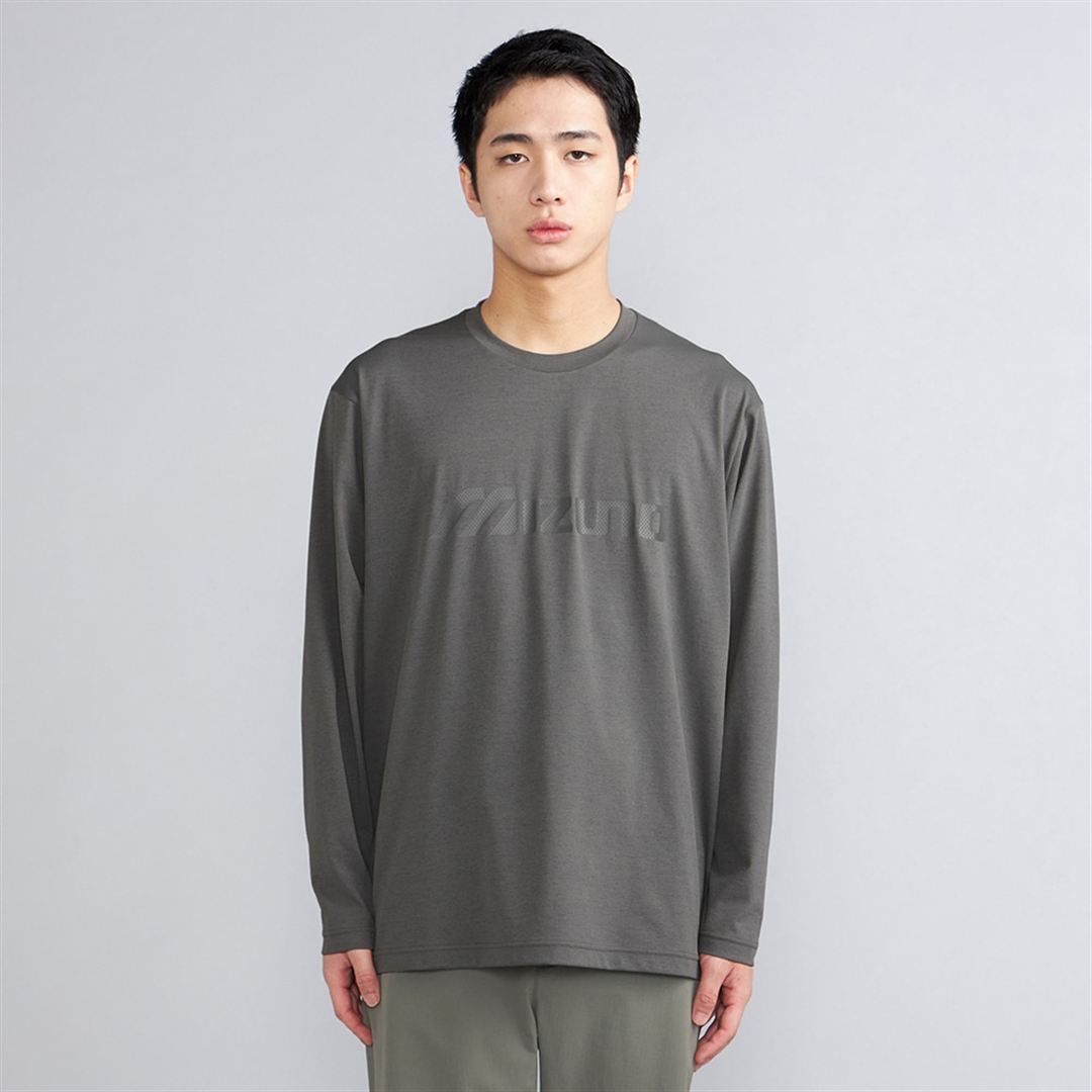 ワードマークロゴロングスリーブTシャツ ピューターグレー XL