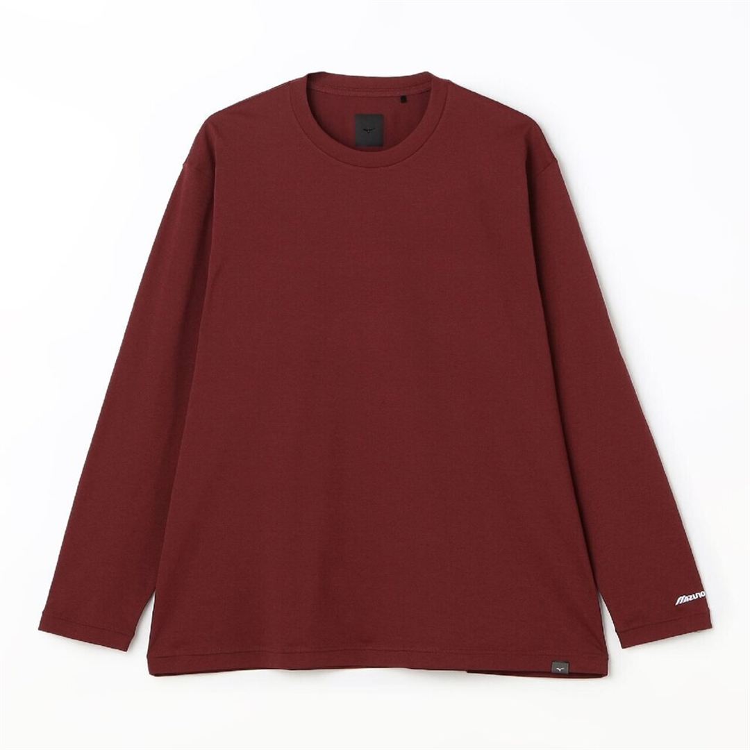 ワードマークバックロゴロングスリーブTシャツ ダークレッド XL
