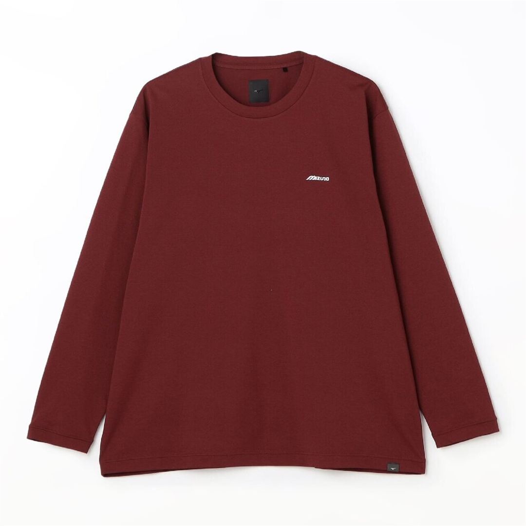 ワードマークバックグラフィックロングスリーブTシャツ ダークレッド M