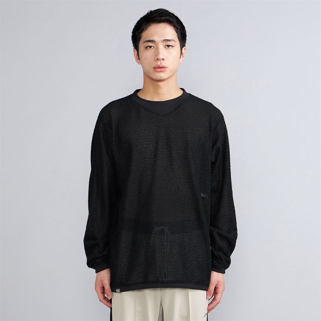 POLARTEC ALPHA クルーネックシャツ ブラック XL