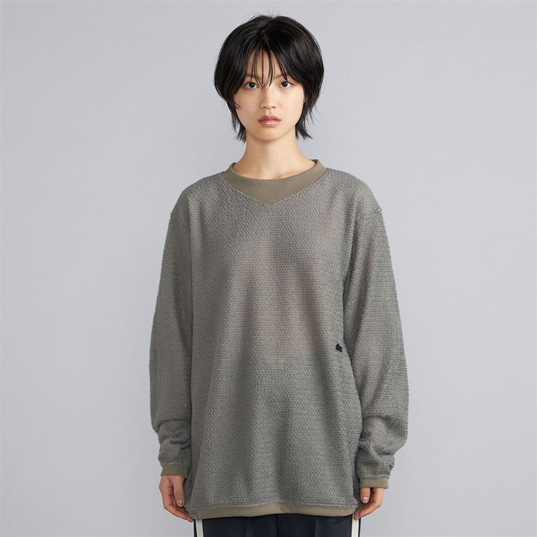 POLARTEC ALPHA クルーネックシャツ アッシュグリーン XL
