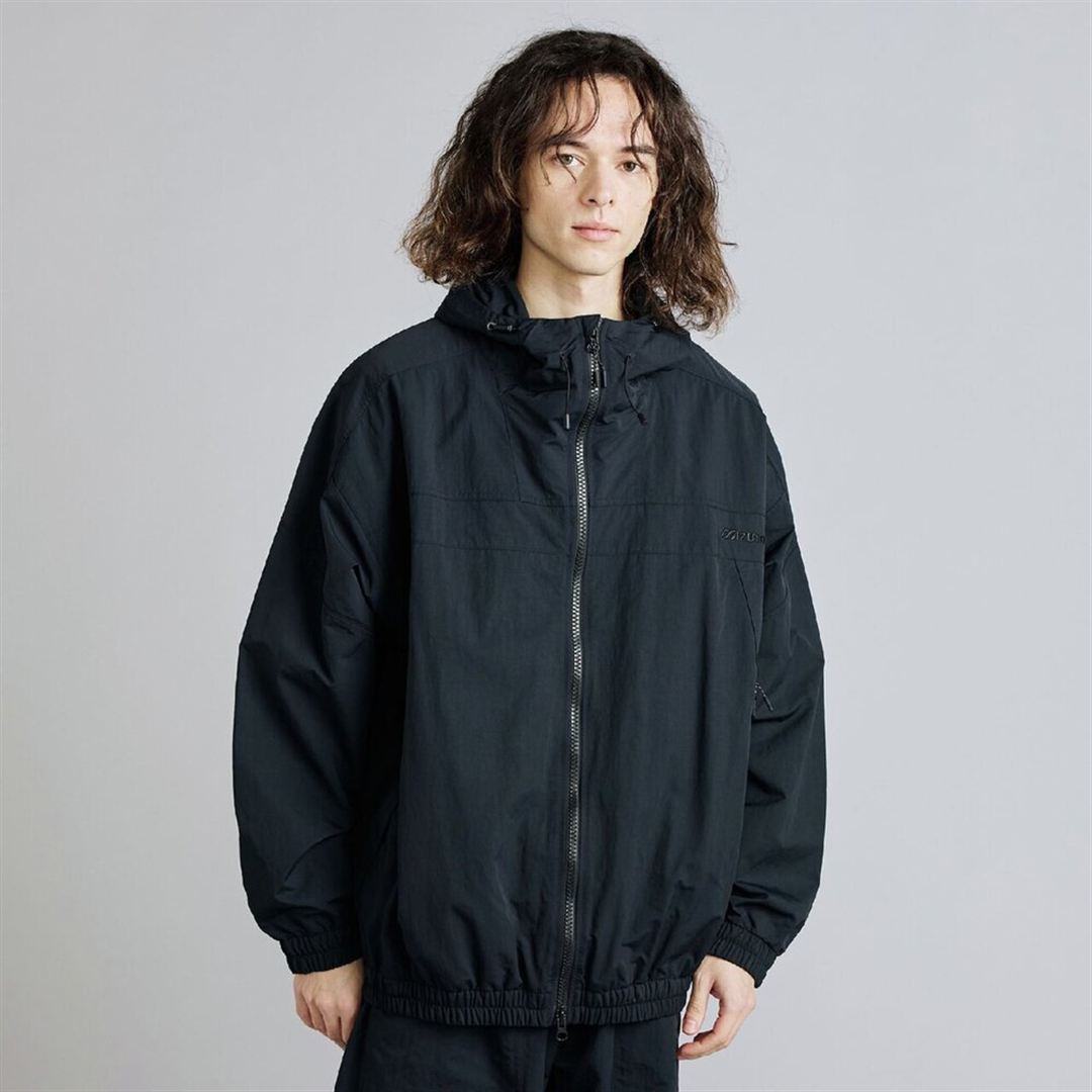 ウォーターリパレントフーディートラックブルゾン ブラック 2XL