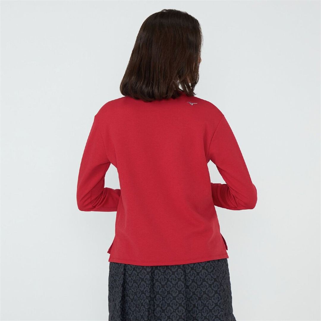 【MGFコレクション】ボクシーラガーシャツ レッド S
