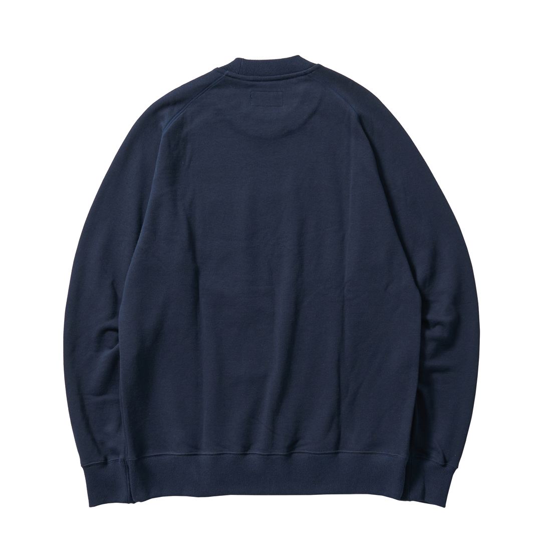NEW VINTAGE GOLF MIZUNOロゴクルーネックスウェット ネイビー XL