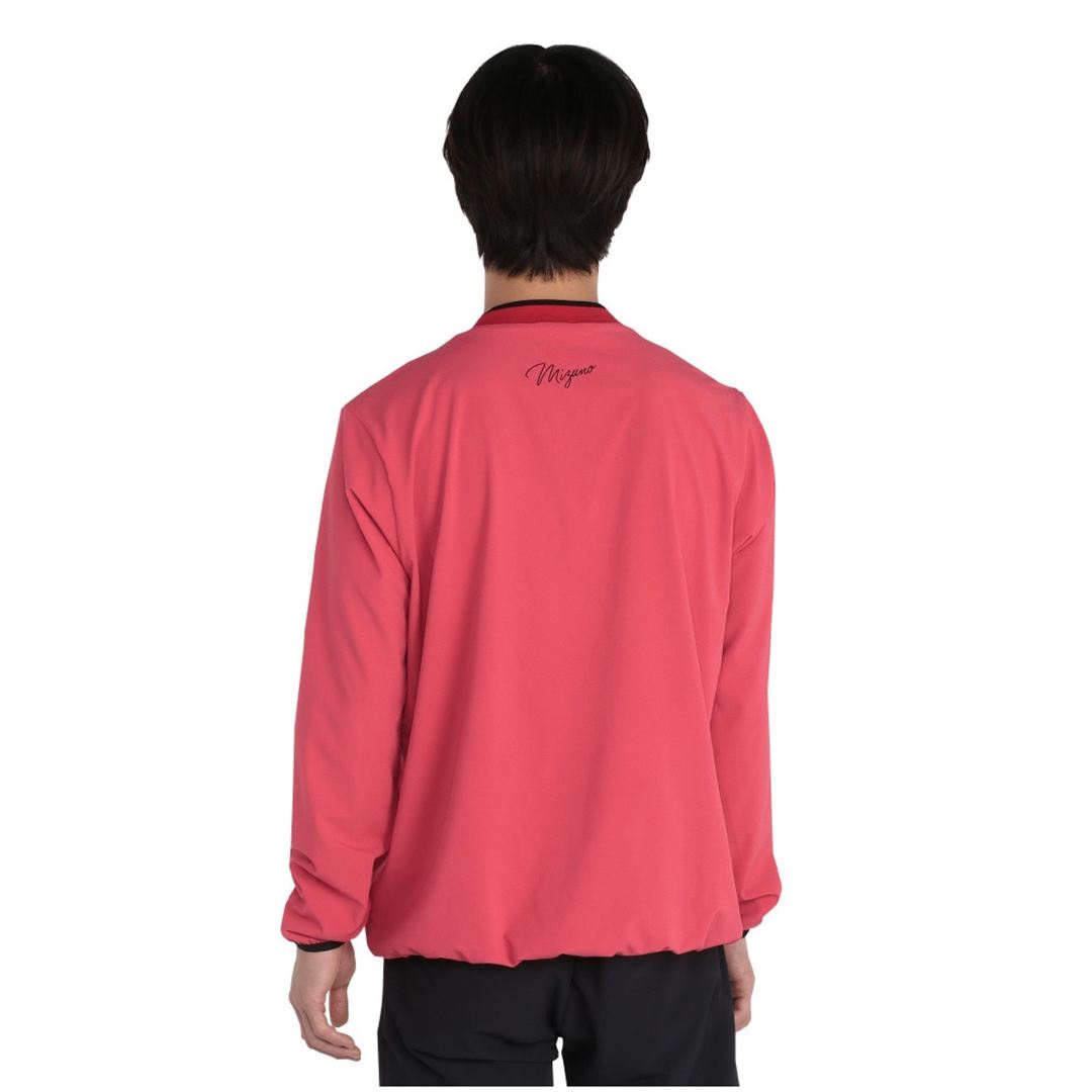 Vネックプルオーバーブルゾン パラダイスレッド XL
