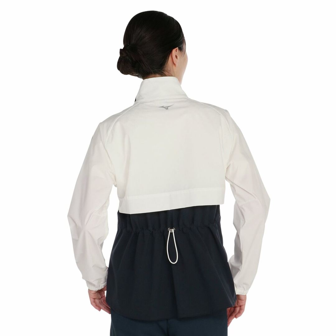 【MGFコレクション】ウォーターリパレントストレッチジャケット ホワイト S