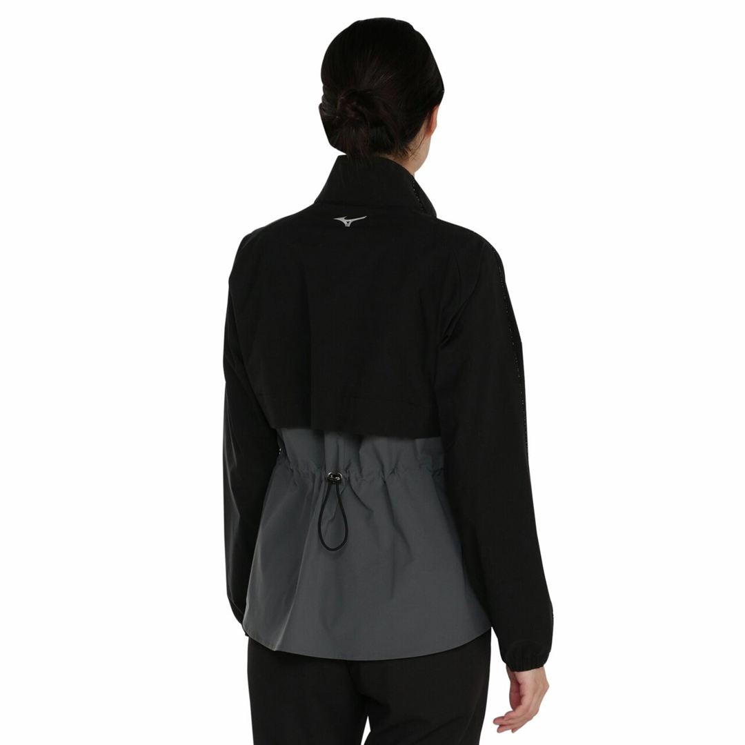 【MGFコレクション】ウォーターリパレントストレッチジャケット ブラック S