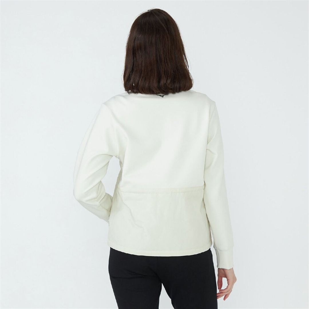 【MGFコレクション】モイストタッチマテリアルミックスジャケット クリーム S