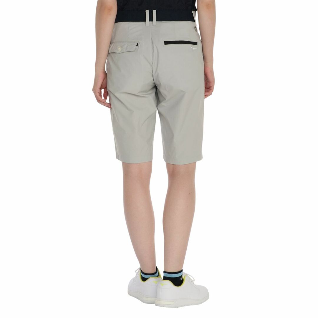 【MGFコレクション】ウォーターリパレントストレッチハーフパンツ グレー S