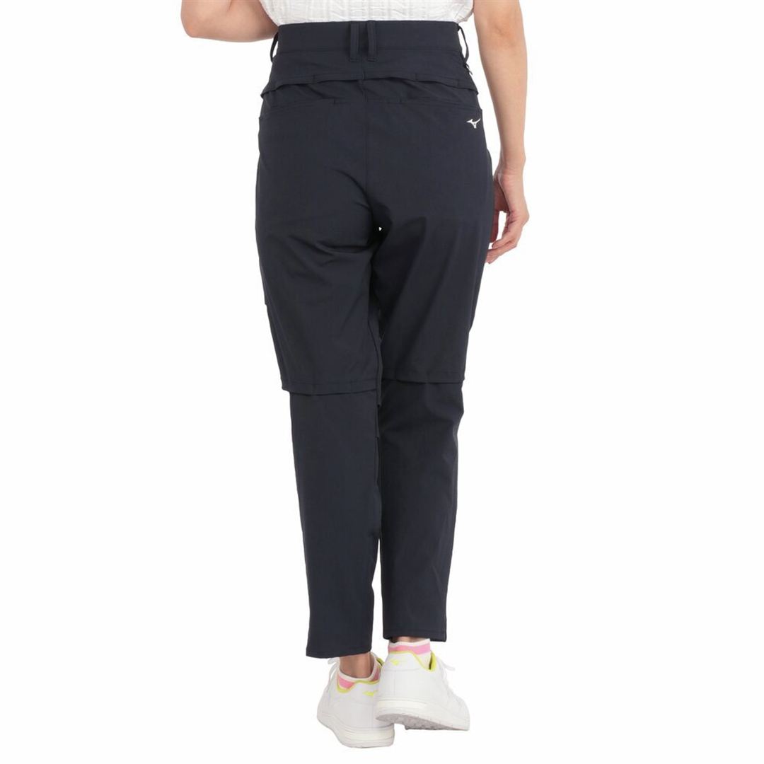 ストレッチワンタックパンツ ネイビー S