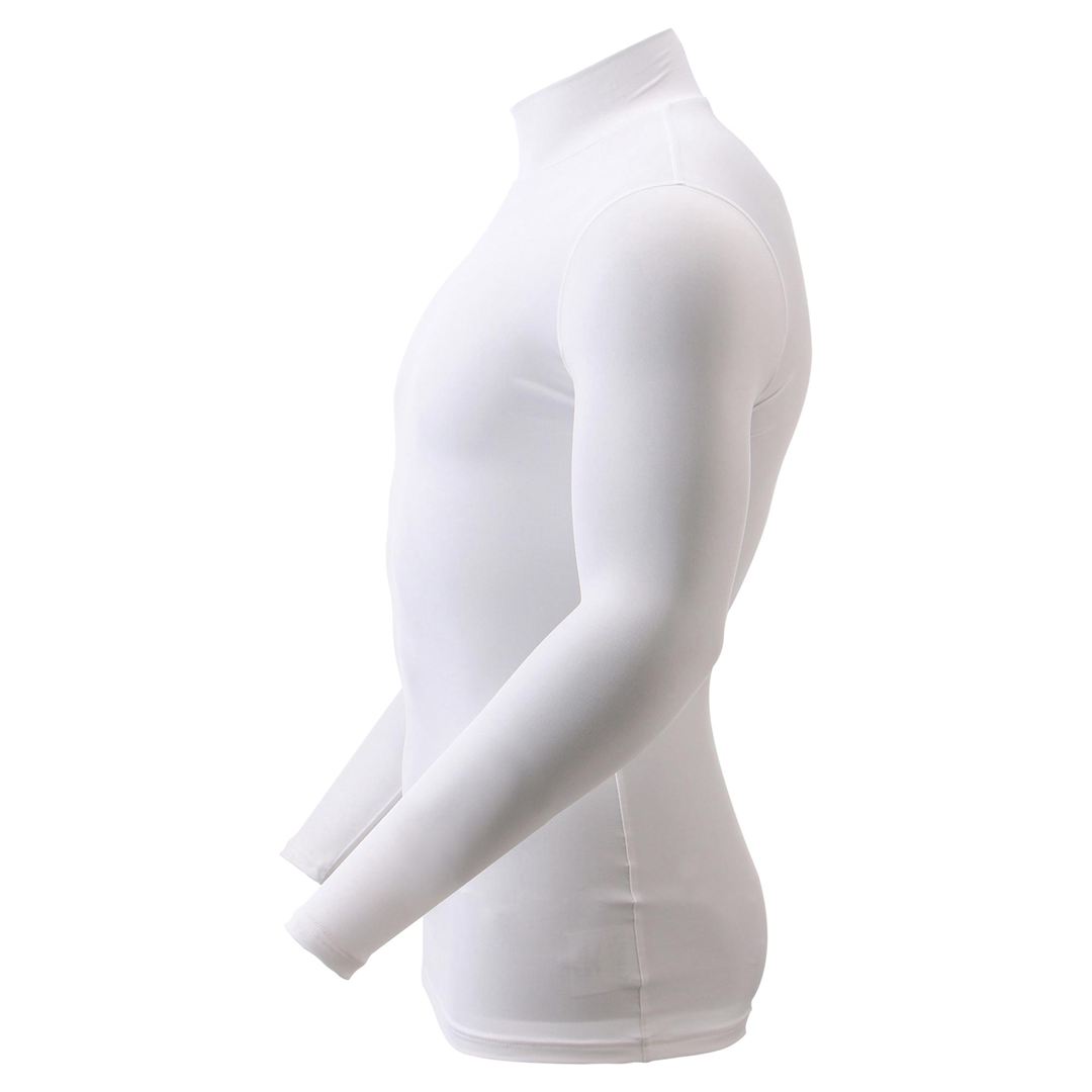 バイオギアUVカットハイネックシャツ ホワイト XL