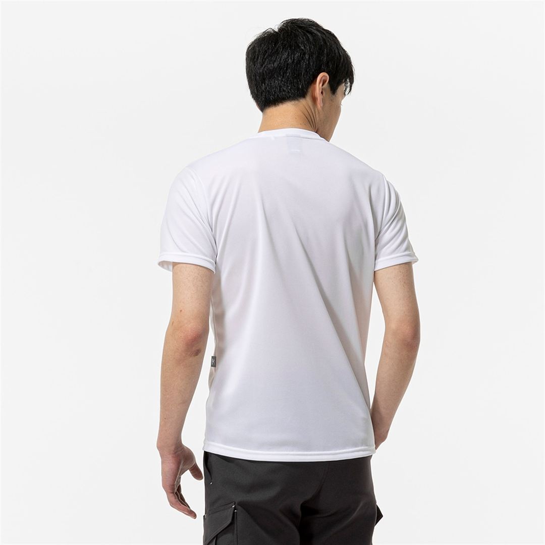 クルーネック ワークTシャツ(制電／半袖) ホワイト XS