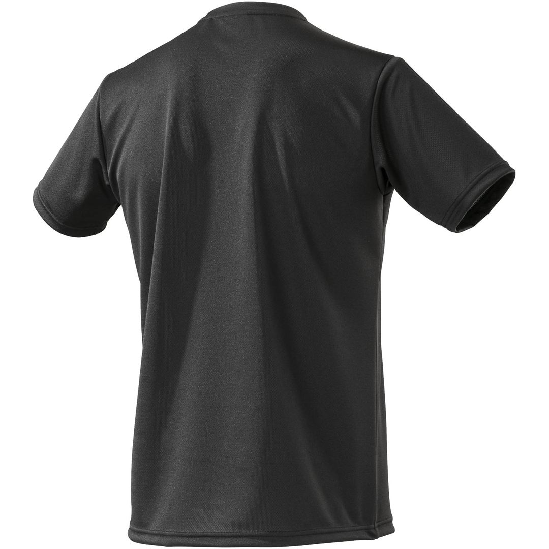 クルーネック ワークTシャツ(制電／半袖) ブラック XS
