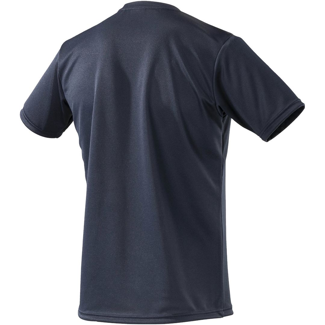 クルーネック ワークTシャツ(制電／半袖) ネイビー XS