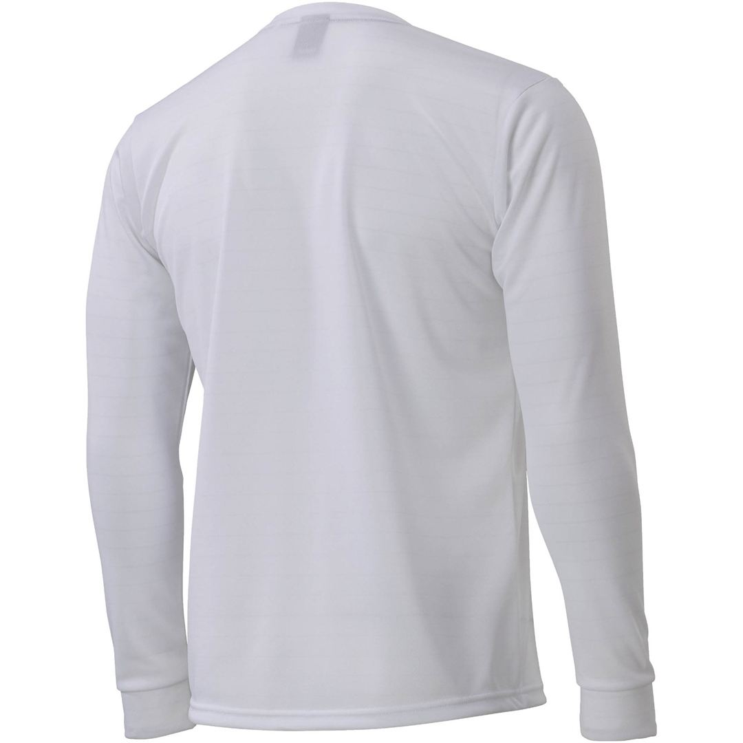 クルーネック ワークTシャツ(制電／長袖) ホワイト XS
