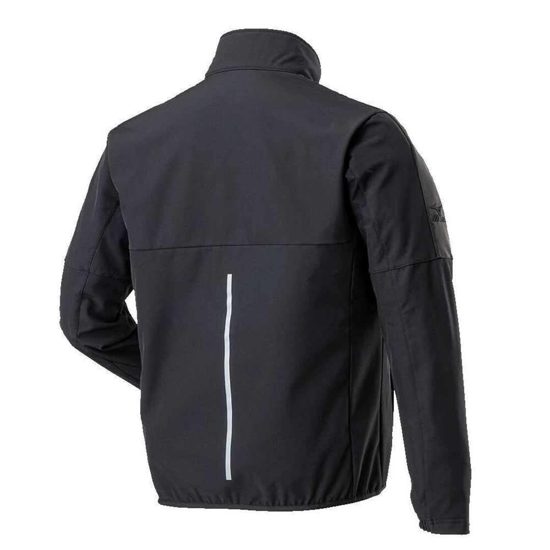 【防風】テックシールドジャケット ストレッチ ブラック S