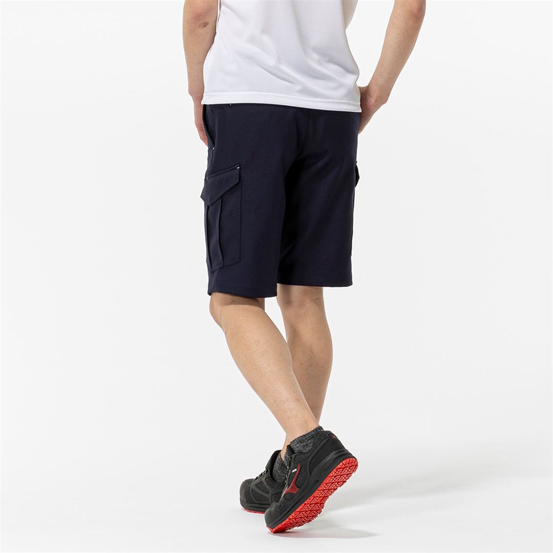 ワークハーフパンツ ストレッチ(制電) ネイビー XS