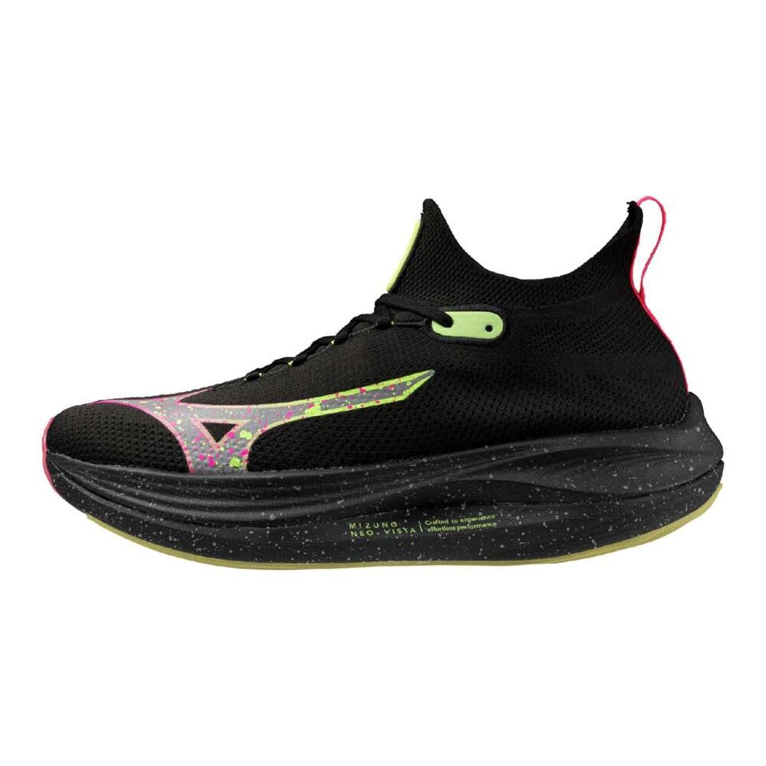 MIZUNO NEO VISTA(ランニング) ブラック×ピンク×イエロー 23.0