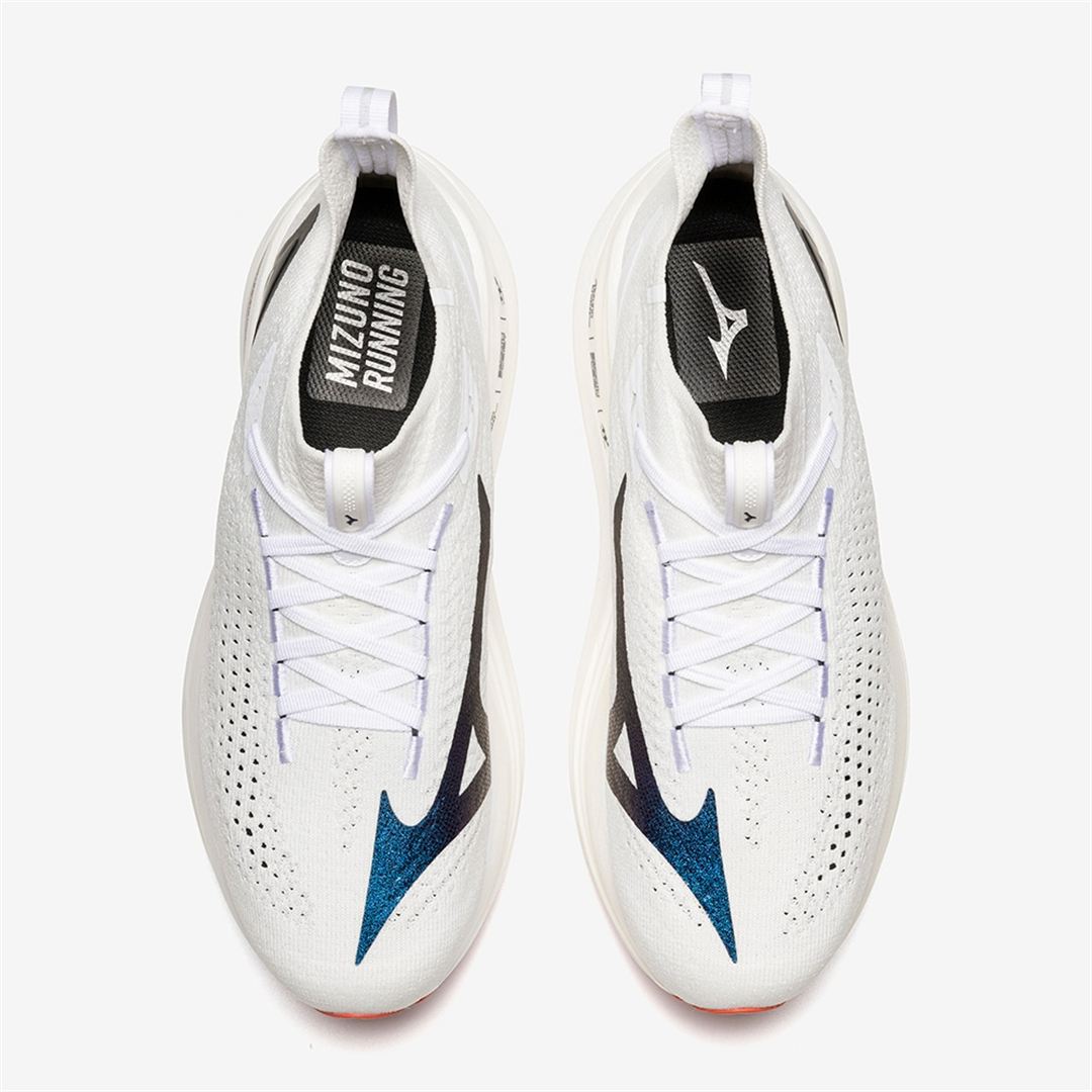 MIZUNO NEO VISTA2(スピードワーク／テンポ走) ホワイト×メタリックブルー×ピンク 25.0