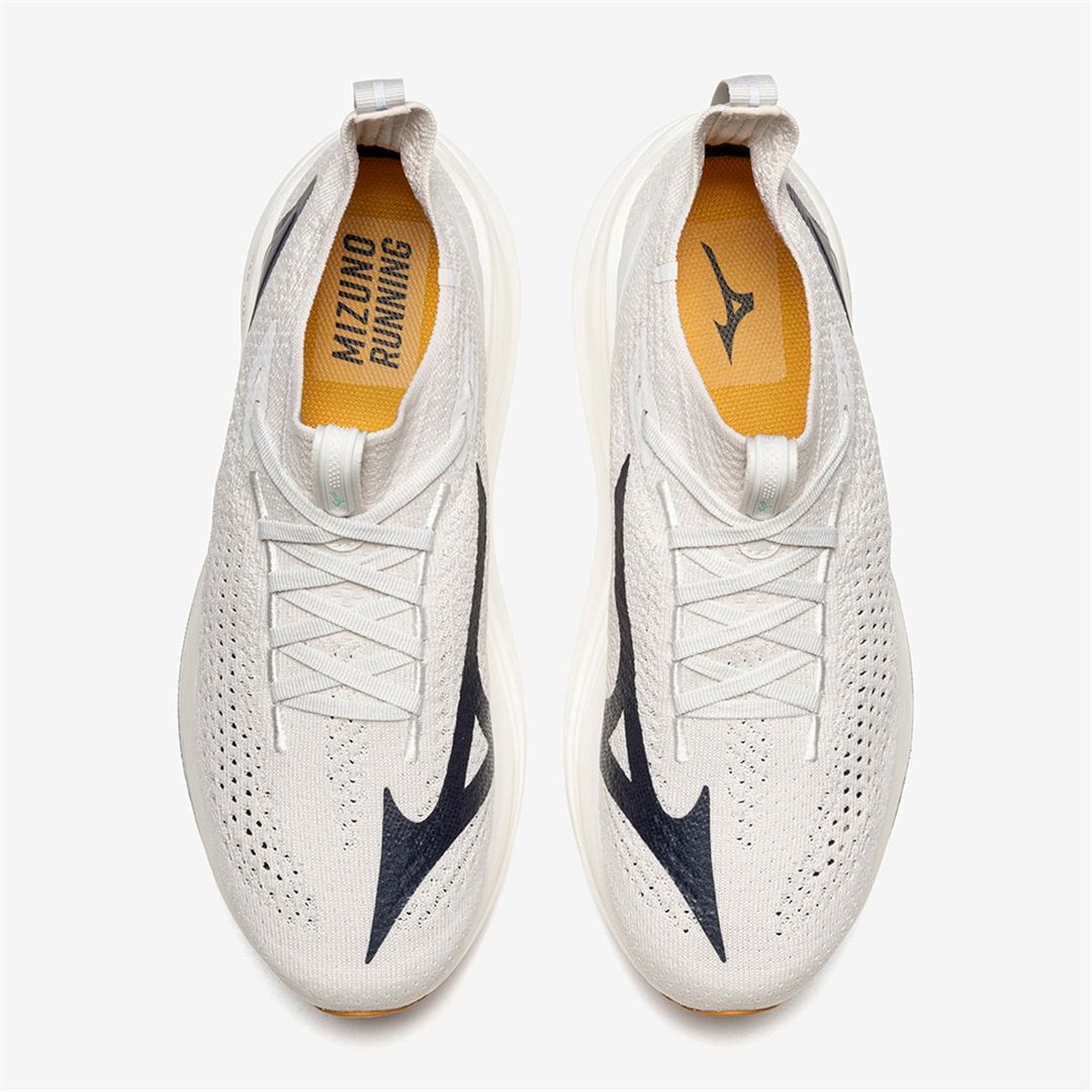 MIZUNO NEO VISTA2(スピードワーク／テンポ走) ライトグレー×オレンジ×ミントグリーン 25.0