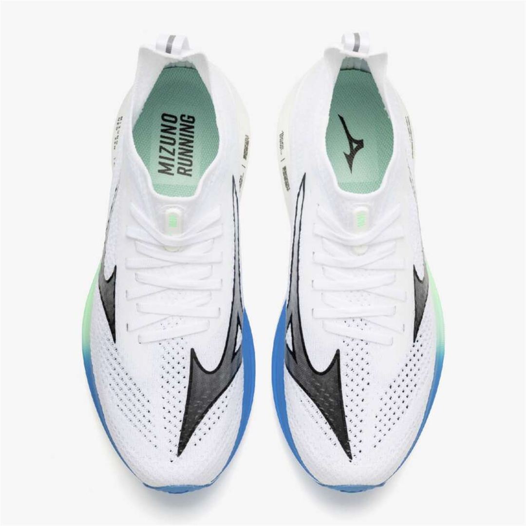 MIZUNO NEO ZEN(ランニング) ホワイト×ブラック×ブルー 25.0