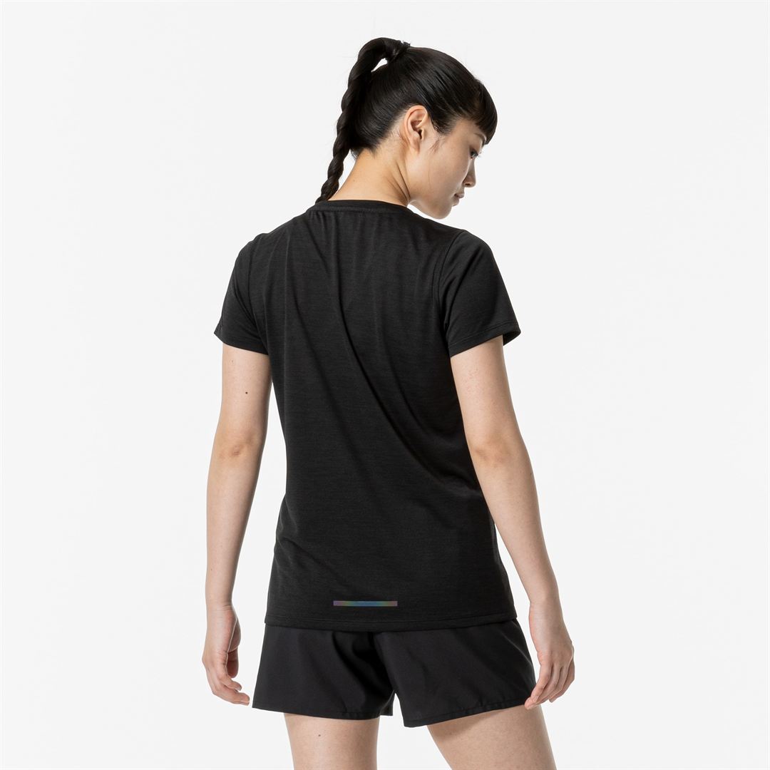 クイックドライTシャツ(オーロラ) ブラック S