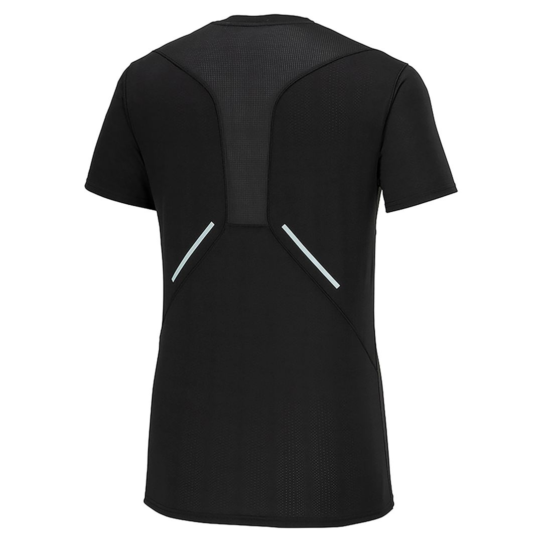 【汗処理／通気】ドライエアロフローTシャツ(オーロラ) ブラック S
