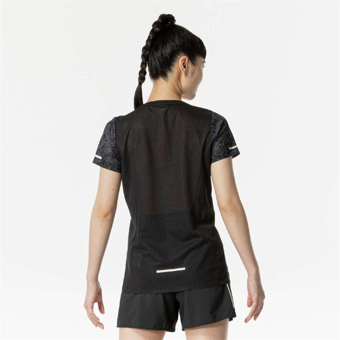 【汗処理／通気】ドライエアロフロープレミアムTシャツ(オーロラ) ブラック S