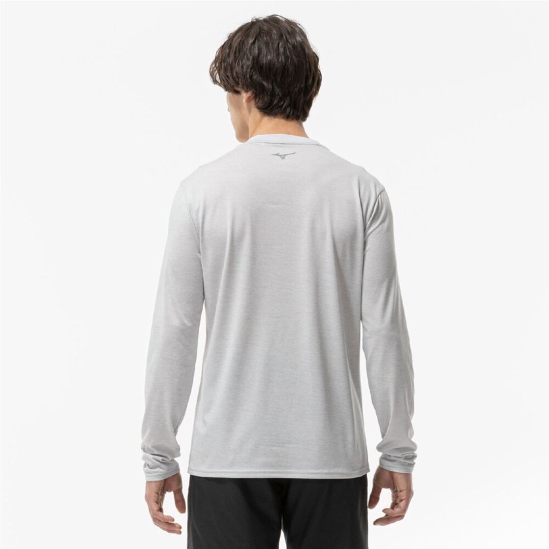 クイックドライTシャツ(長袖) ベイパーシルバー XL