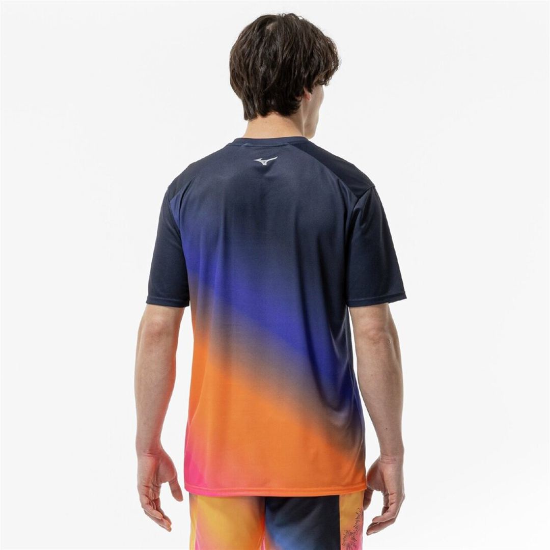 クイックドライ グラフィック Tシャツ ユウヤケ S