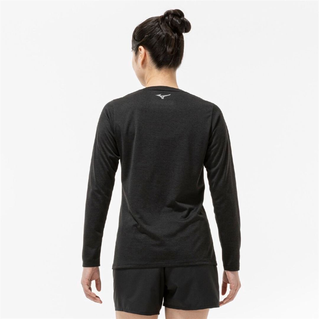 クイックドライTシャツ(長袖) ブラック XL