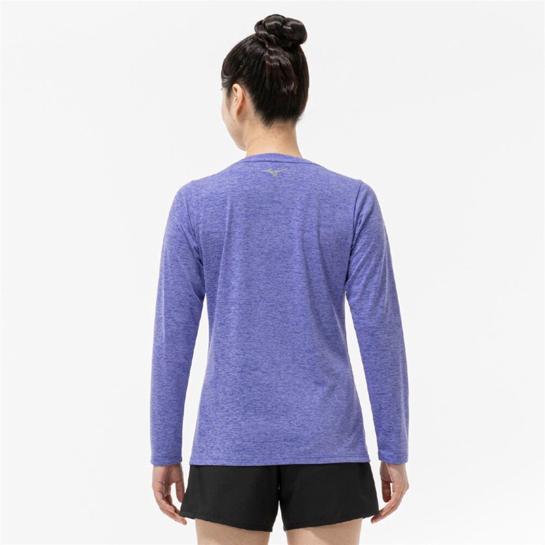 クイックドライTシャツ(長袖) アイリスブルーム XL