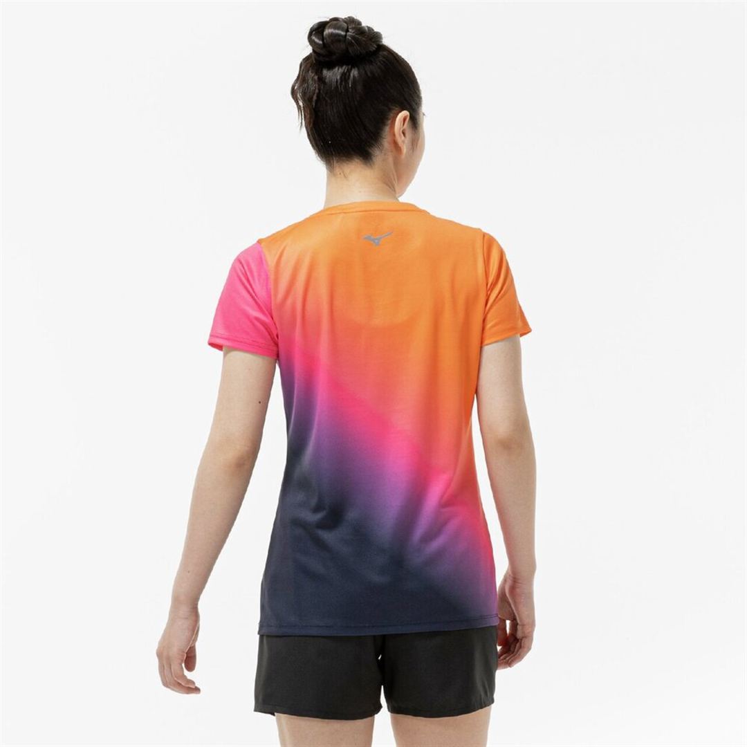 クイックドライ グラフィック Tシャツ ユウヤケ S