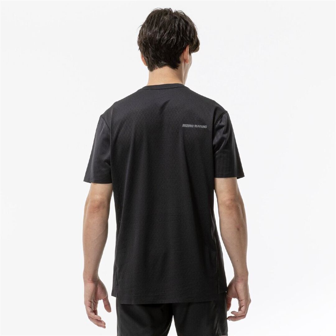 クイックドライ ジャカード Tシャツ ブラック S