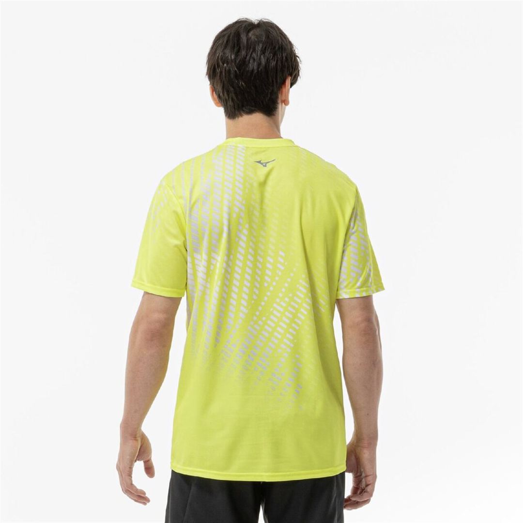【ミズノ直営限定】クイックドライ Tシャツ ライトニングイエロー S