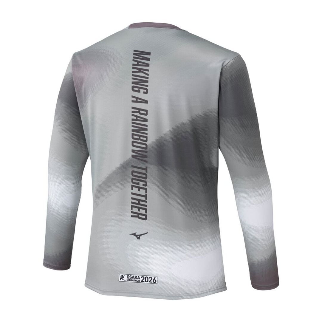 【大阪マラソン2026】大会記念Tシャツ(長袖) アルティメットグレー XL
