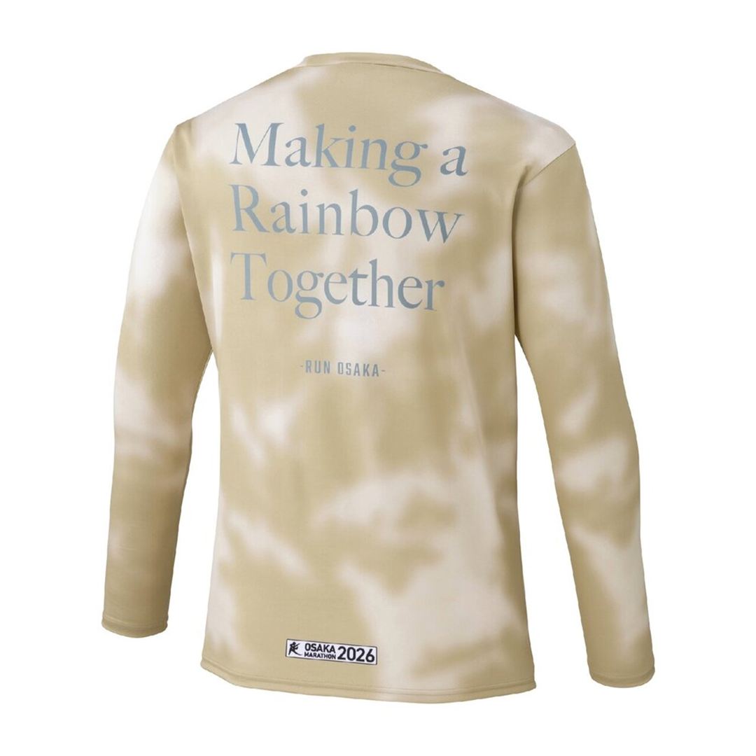 【大阪マラソン2026】大会記念Tシャツ(長袖) ペールカーキ XL