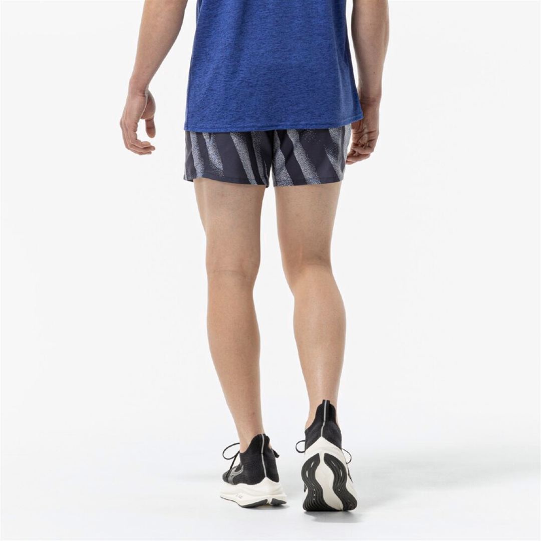 ランニング マルチポケットパンツ グラフィック6インチ バリトンブルー XL