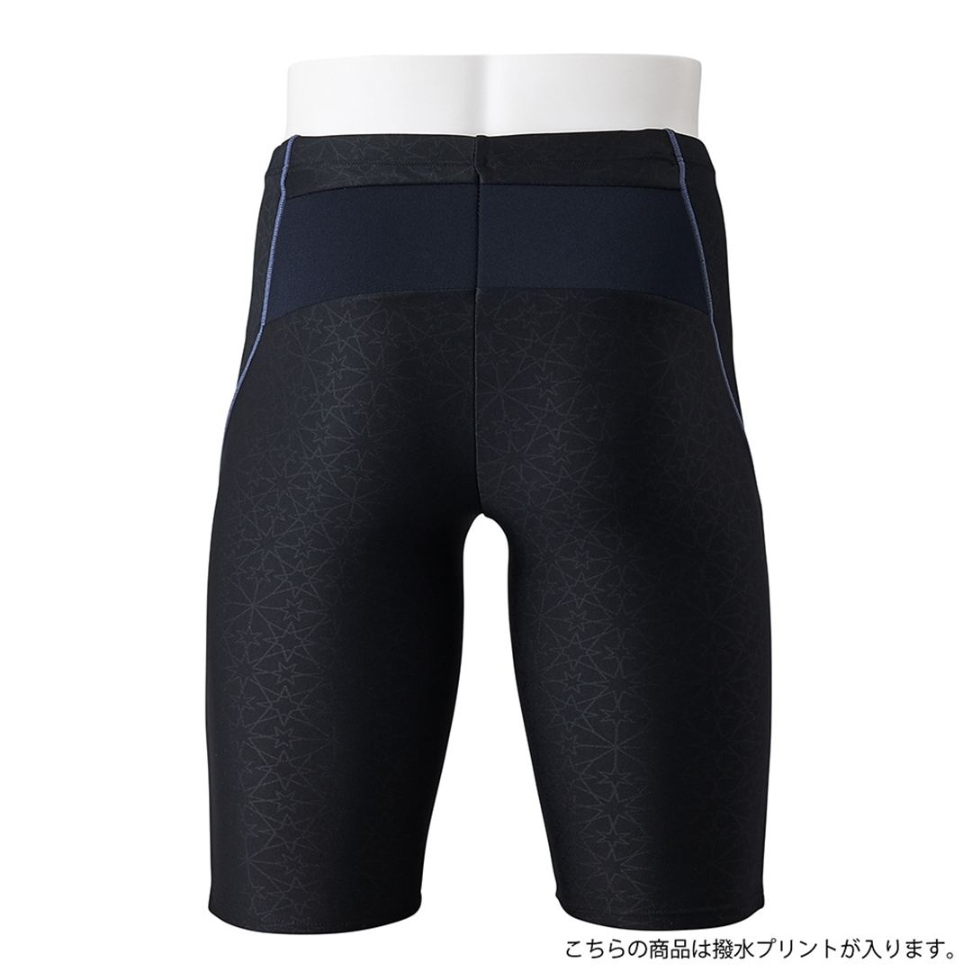 アクアフィットネス用EZ SWIM ハーフスパッツ ブラック×グレー S