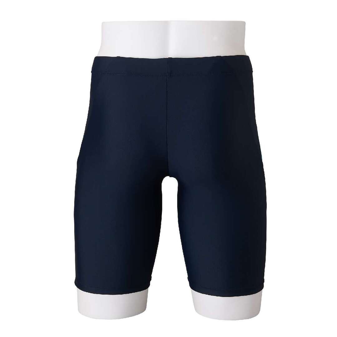 アクアフィットネス用ハーフスパッツ(立体カップ付) ネイビー×空高サックス XL