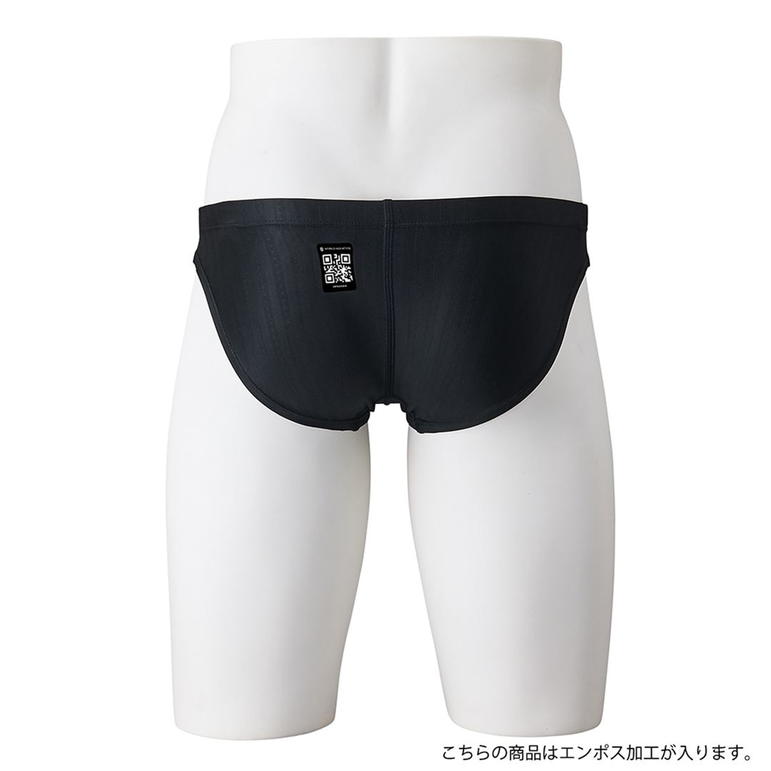 【STREAM ACE】競泳用Vパンツ ブラック×ライム XS