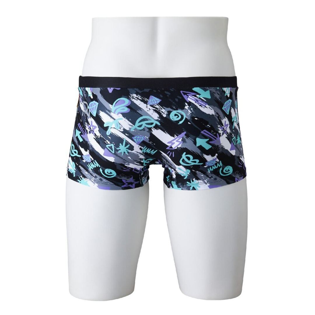 【Ri Collection】競泳練習用ショートスパッツ ブラック XS