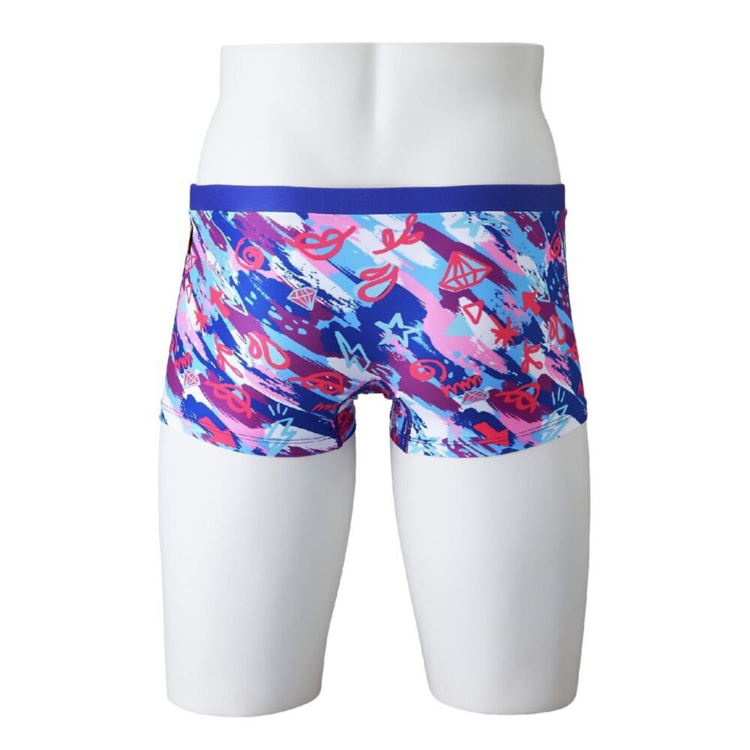 【Ri Collection】競泳練習用ショートスパッツ ローズ XL