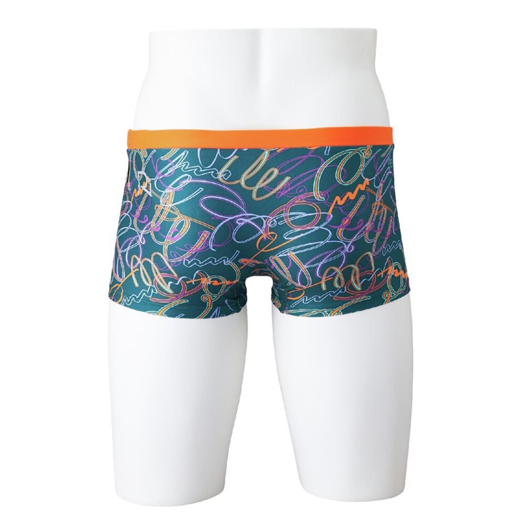 【Ri Collection】競泳練習用ショートスパッツ グリーン XL