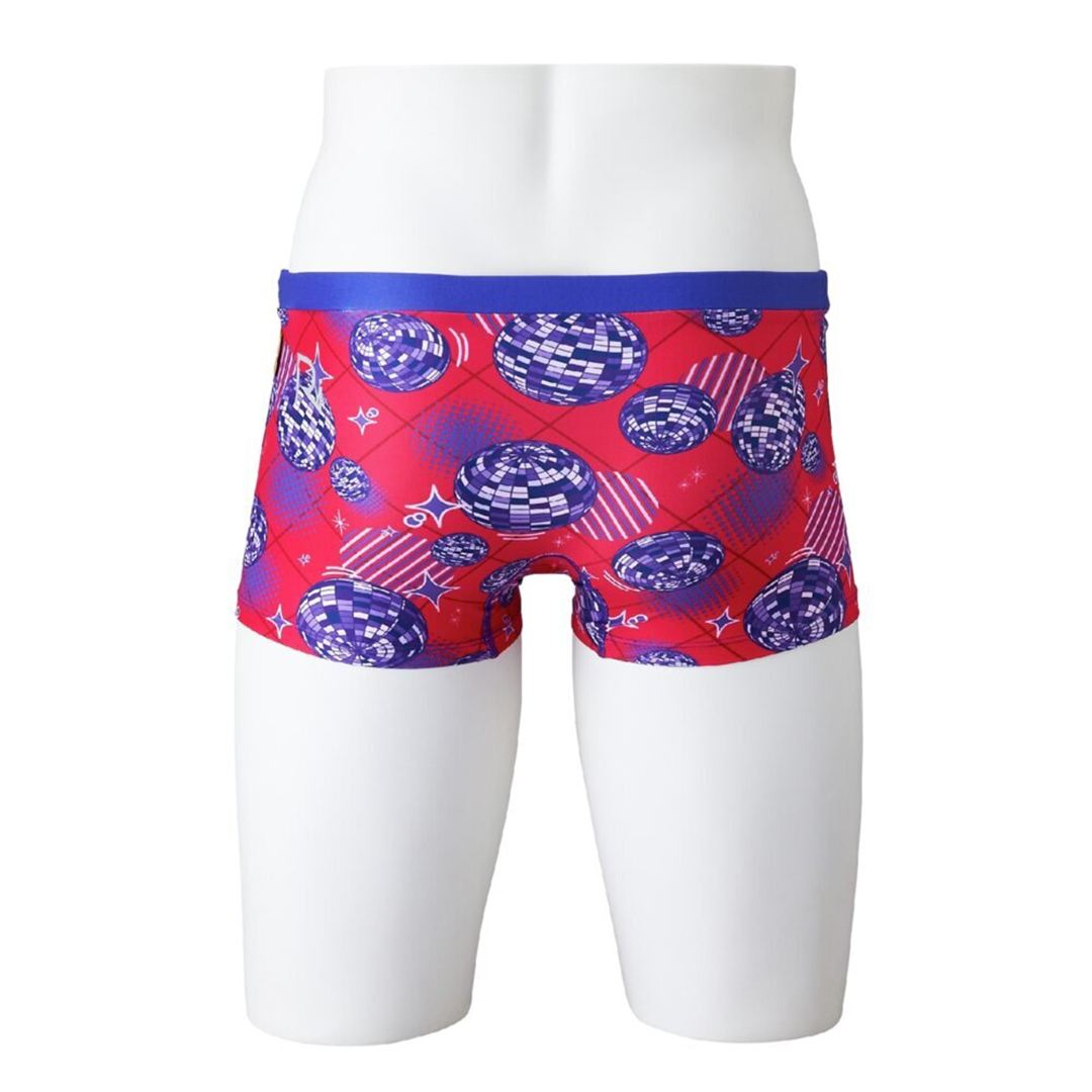 【Ri Collection】競泳練習用ショートスパッツ レッド M