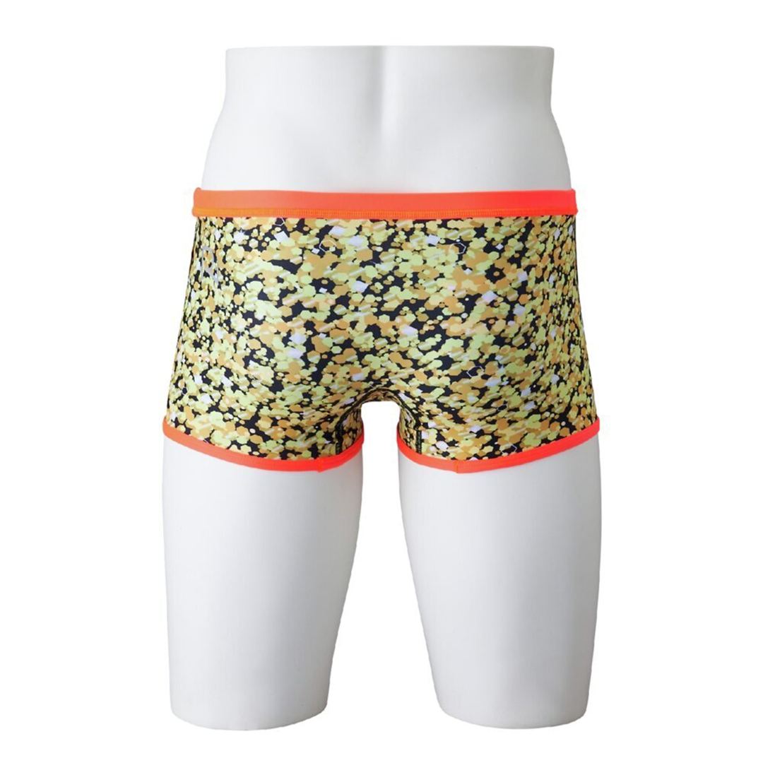 【Ri Collection】競泳練習用ショートスパッツ(リバーシブル) イエロー XS