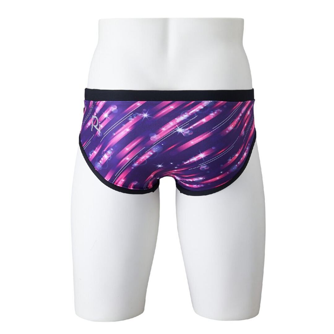 【Ri Collection】競泳練習用スーパーショート パープル XS