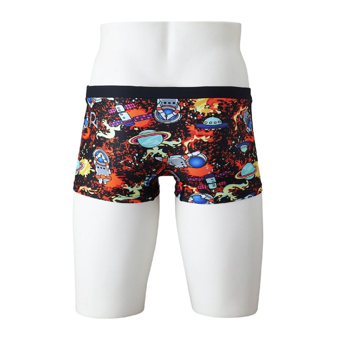 【Ri Collection】競泳練習用ショートスパッツ ブラック L