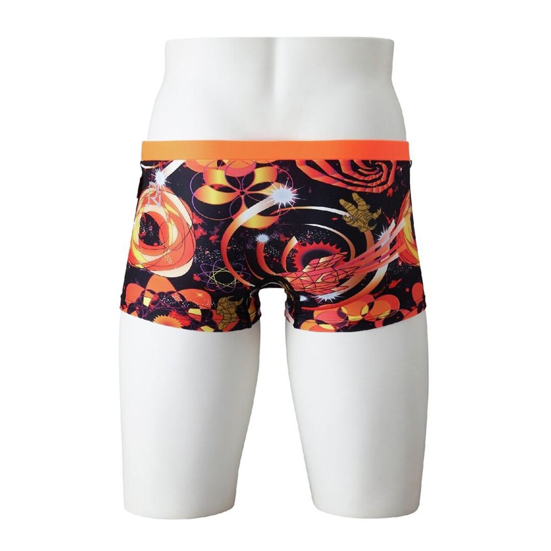 【Ri Collection】競泳練習用ショートスパッツ オレンジ L