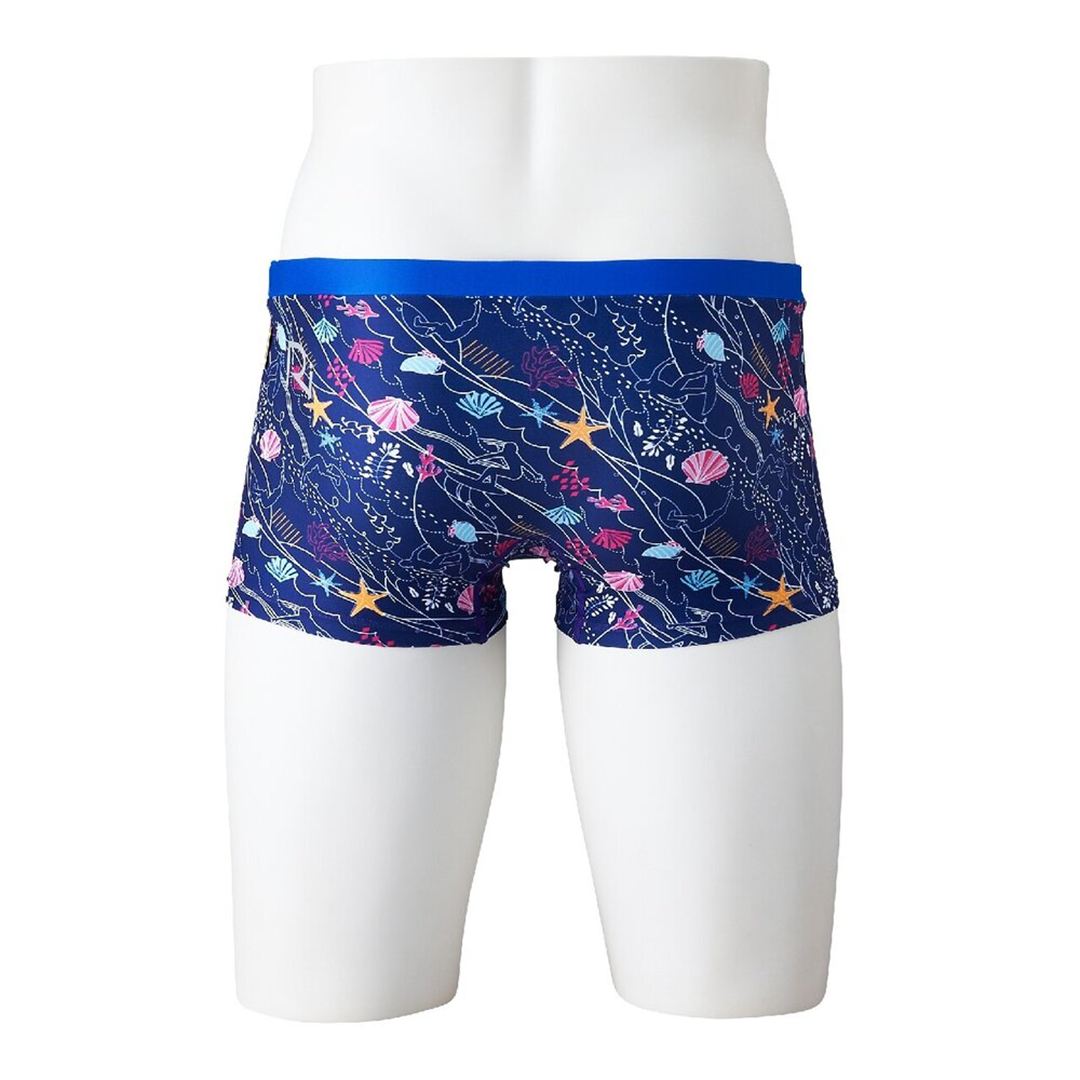 【Ri collection】競泳練習用ショートスパッツ ブルー XS